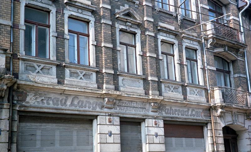 Dresden-Äußere Neustadt, Görlitzer Str. 23, 23.3.1995.jpg - Fahrrad Lange, Ersatzteile u. Reparaturen